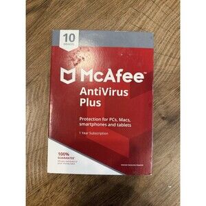 McAfee Antivirus Plus For Your PC 10 Device